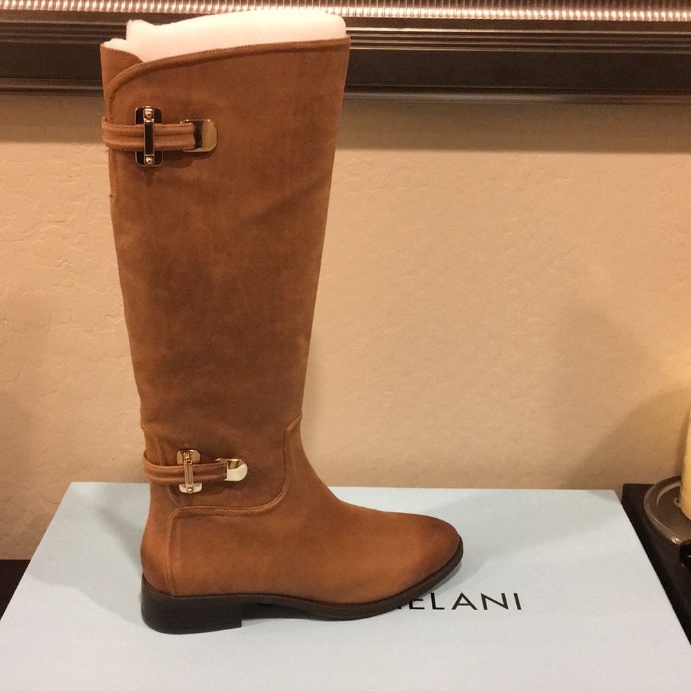 Tan Leather Riding Boots